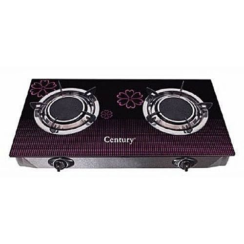 Century Tempered Glass TableTop Gas Stove (2 Infrared Burner)