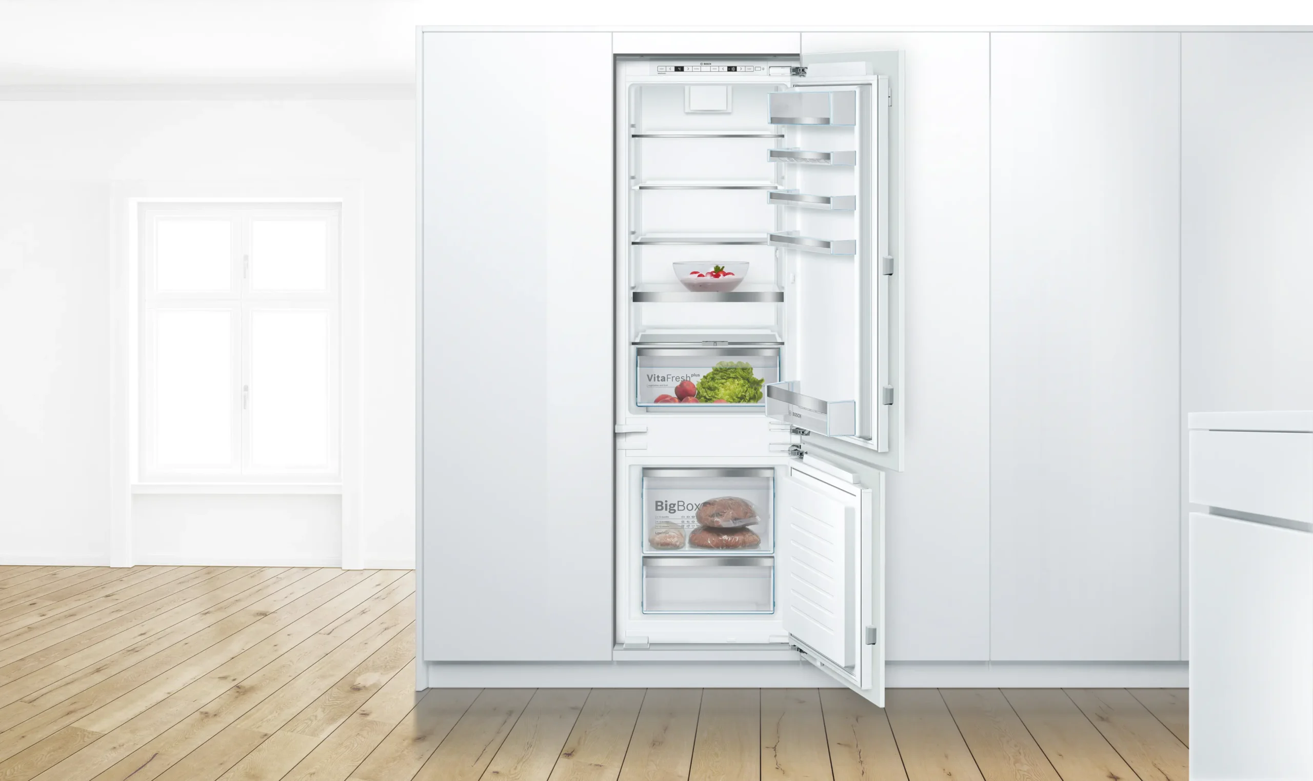 BOSCH BUILT-IN FRIDGE/FREEZER - KIS87AF30G/KIS87AF30O